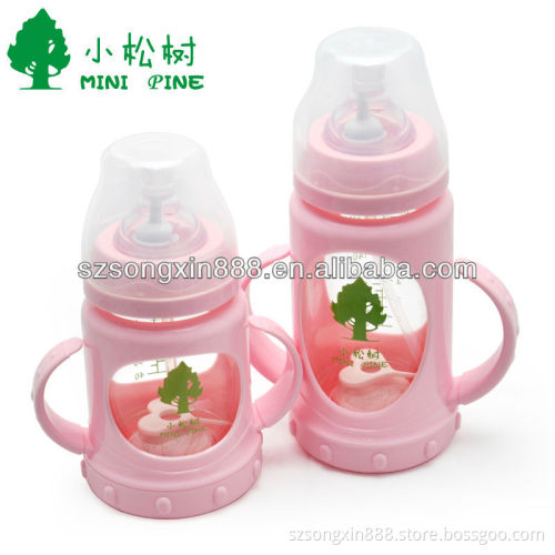baby products glass water bottle